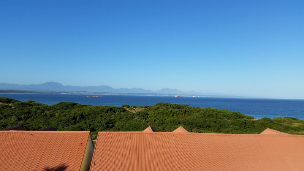 Ocean view from balcony